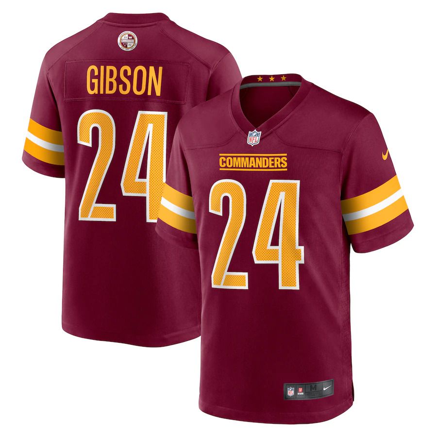 Youth Washington Commanders #24 Antonio Gibson Nike Burgundy Game NFL Jersey